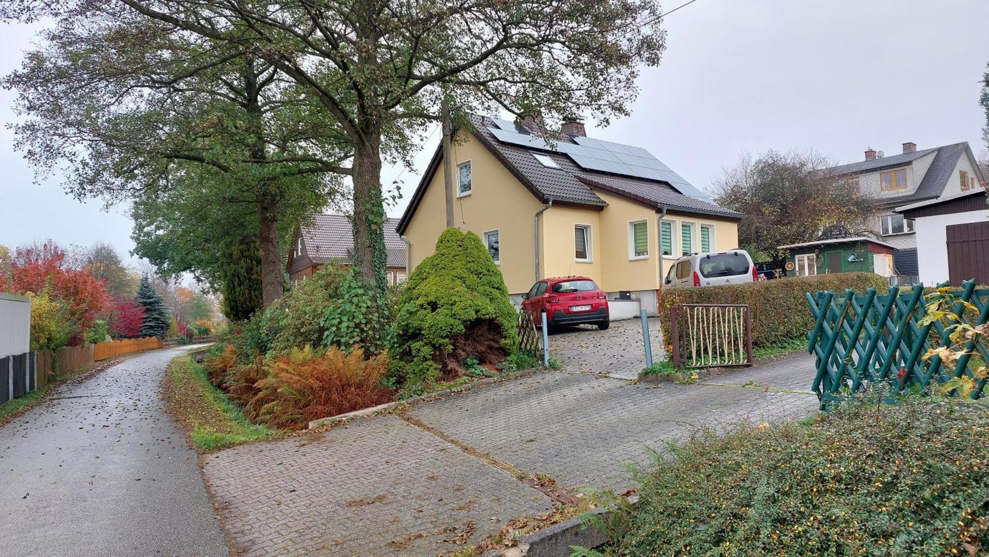 Ferienwohnung Am Floßgraben Bad Schlema Exterior foto